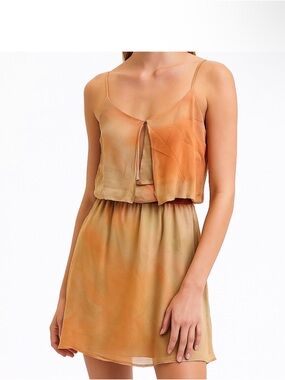 Leyendecker Los Angeles Silk Mini Dress EUC